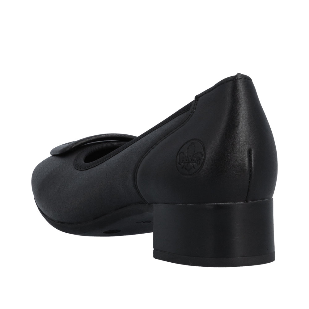 RIEKER 43453-00 czółenko CZARNE • Rozm. D.: 36