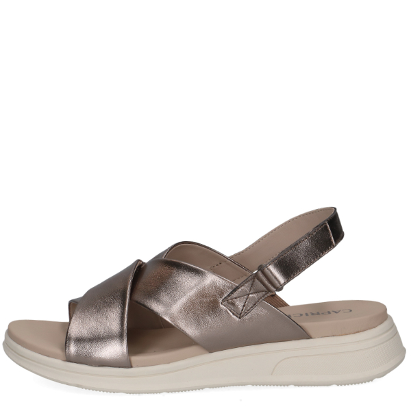 CAPRICE 9-28700-46-398 SANDAŁ BRĄZ MET. • Rozm. D.: 37