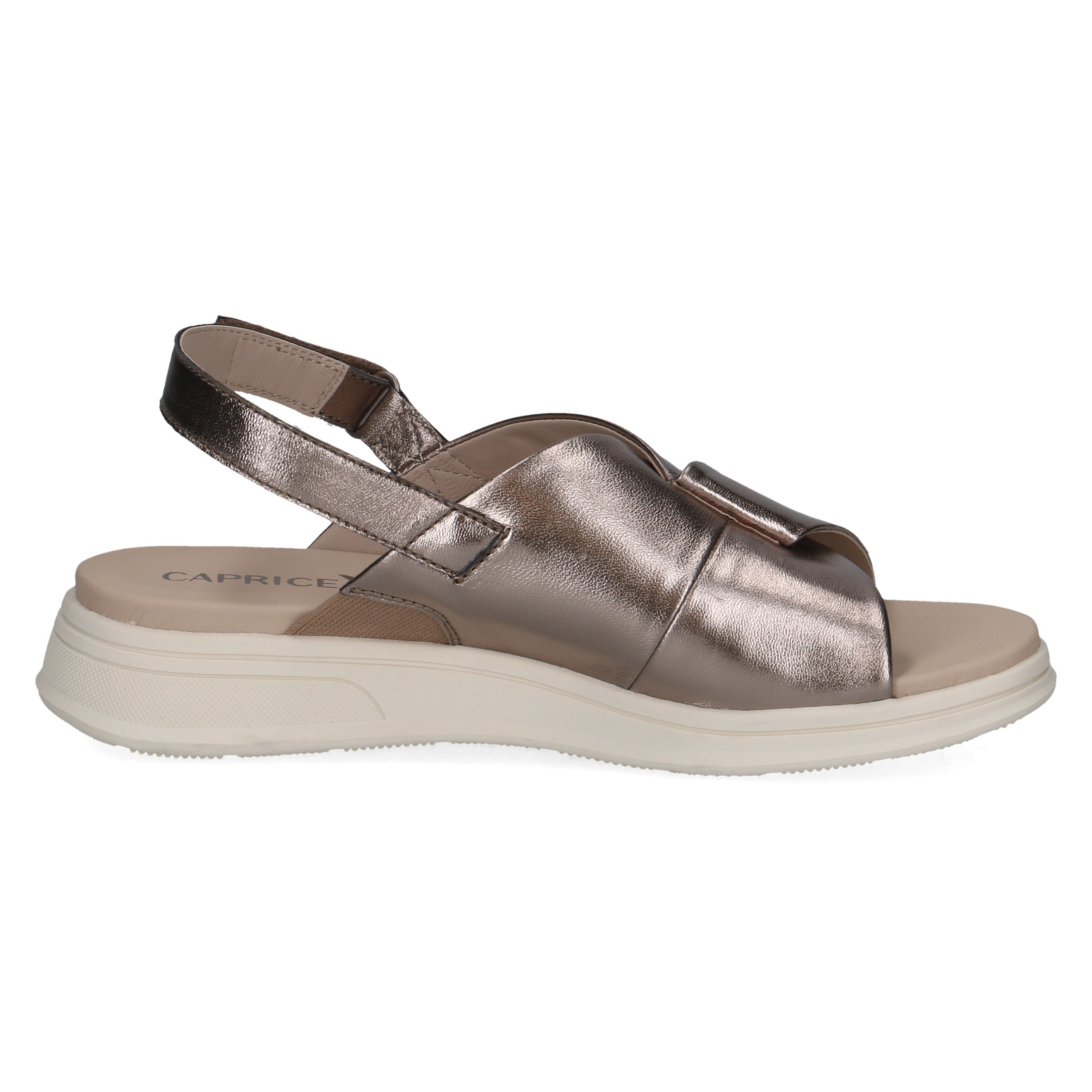 CAPRICE 9-28700-46-398 SANDAŁ BRĄZ MET. • Rozm. D.: 38