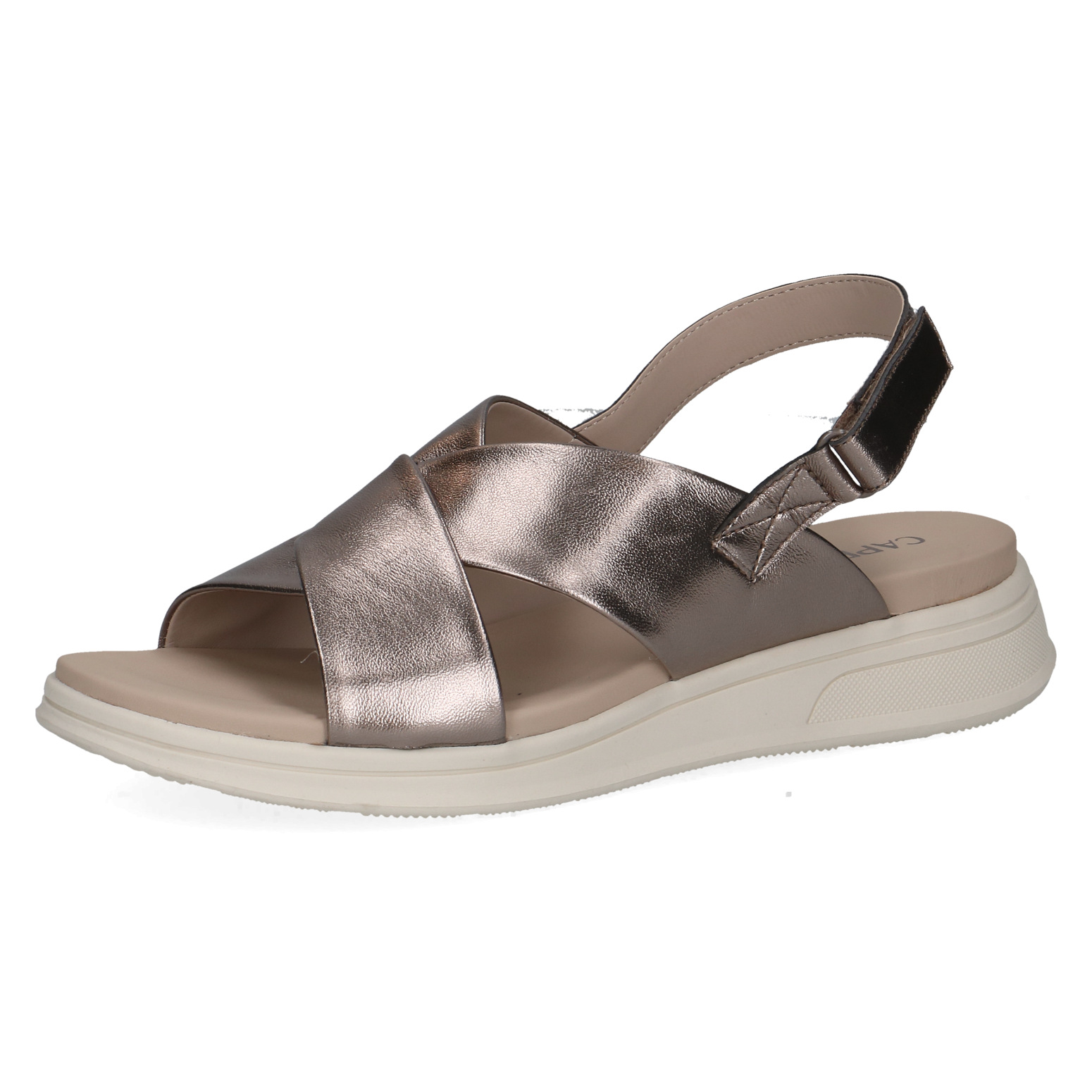 CAPRICE 9-28700-46-398 SANDAŁ BRĄZ MET. • Rozm. D.: 41