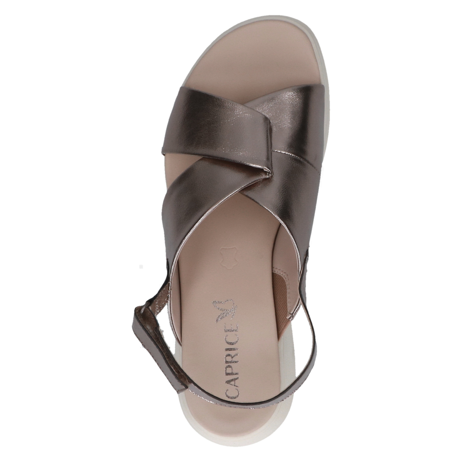 CAPRICE 9-28700-46-398 SANDAŁ BRĄZ MET. • Rozm. D.: 41