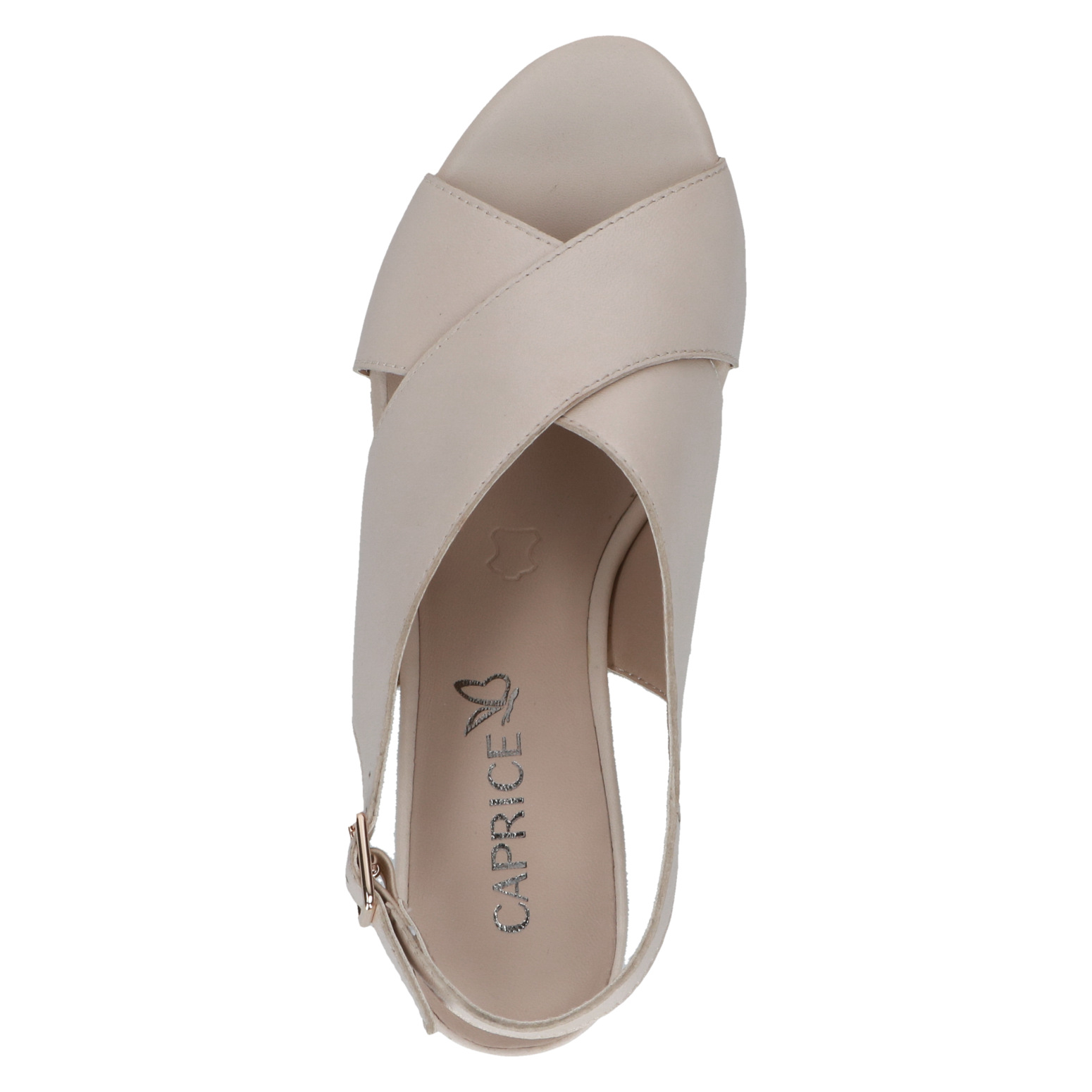 CAPRICE 9-28309-46-140 SANDAŁ CREMOWY PERŁOWY • Rozm. D.: 38,5