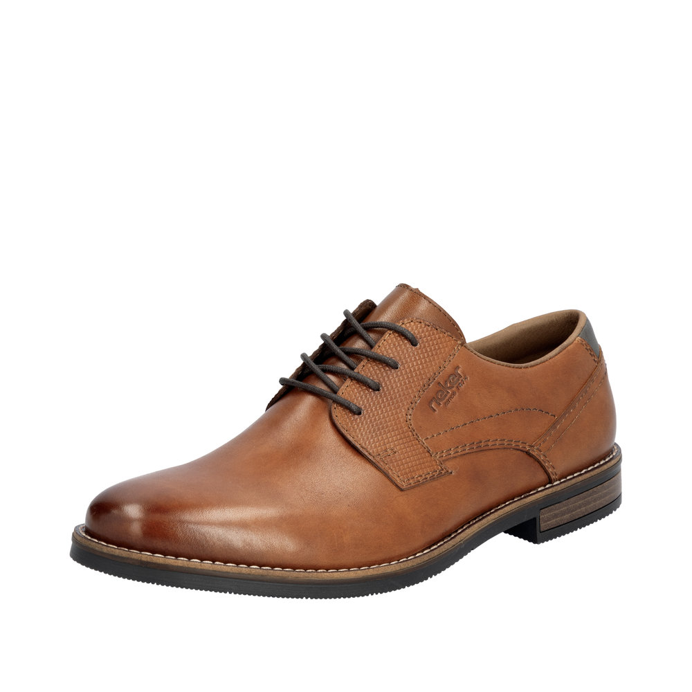 RIEKER 13523-24 PANTOFEL MĘSKI COGNAC  • Rozm. M.: 42