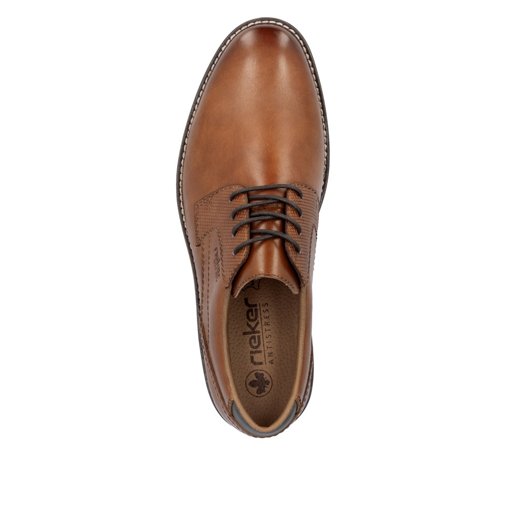 RIEKER 13523-24 PANTOFEL MĘSKI COGNAC  • Rozm. M.: 45