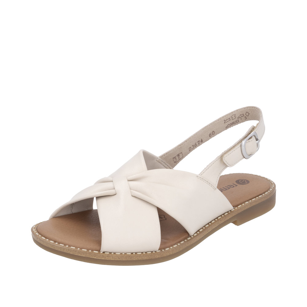 REMONTE D3674-90 CREMOWE SANDAŁKI • Rozm. D.: 39