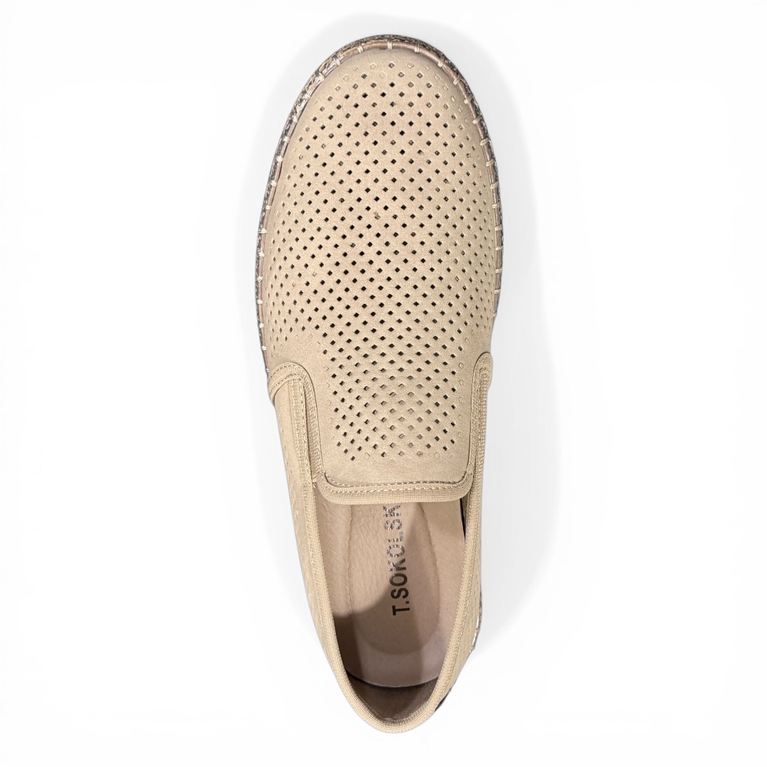 SOKOLSKI MCT W26-920 MOKASYN AŻUR BEŻ • Rozm. M.: 45