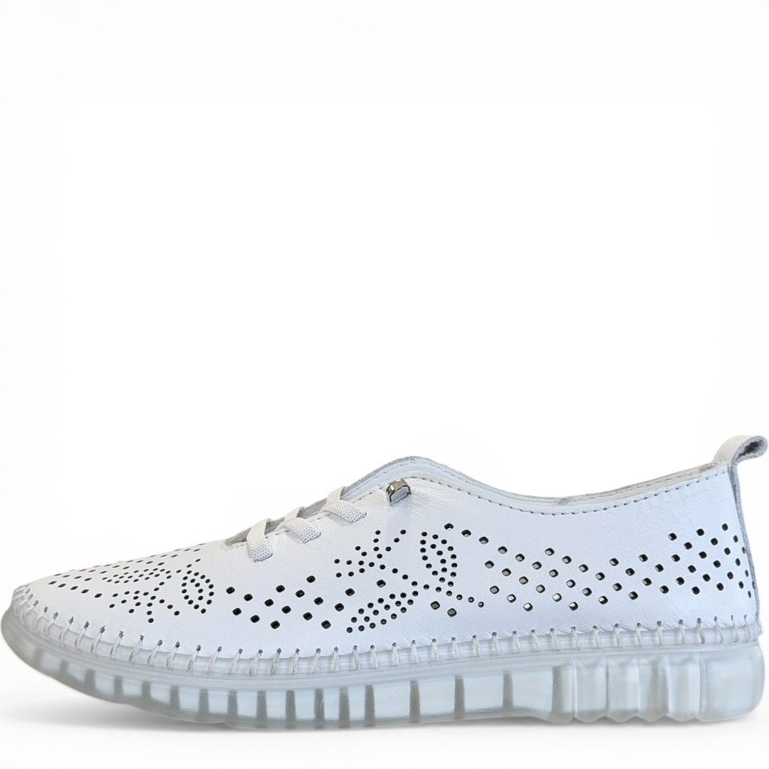 SOKOLSKI OG 302 PÓŁBUTY AŻUROWE BIAŁE • Rozm. D.: 38