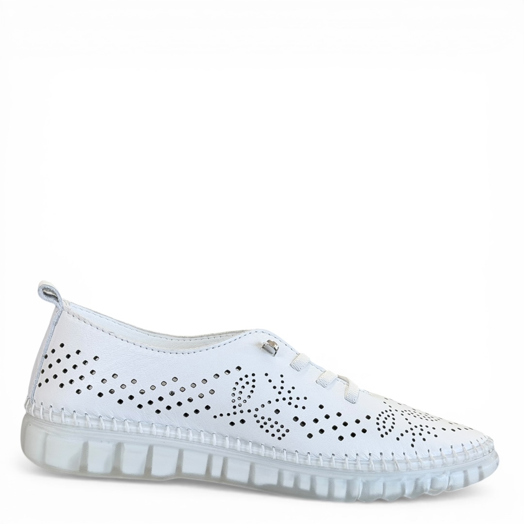 SOKOLSKI OG 302 PÓŁBUTY AŻUROWE BIAŁE • Rozm. D.: 38