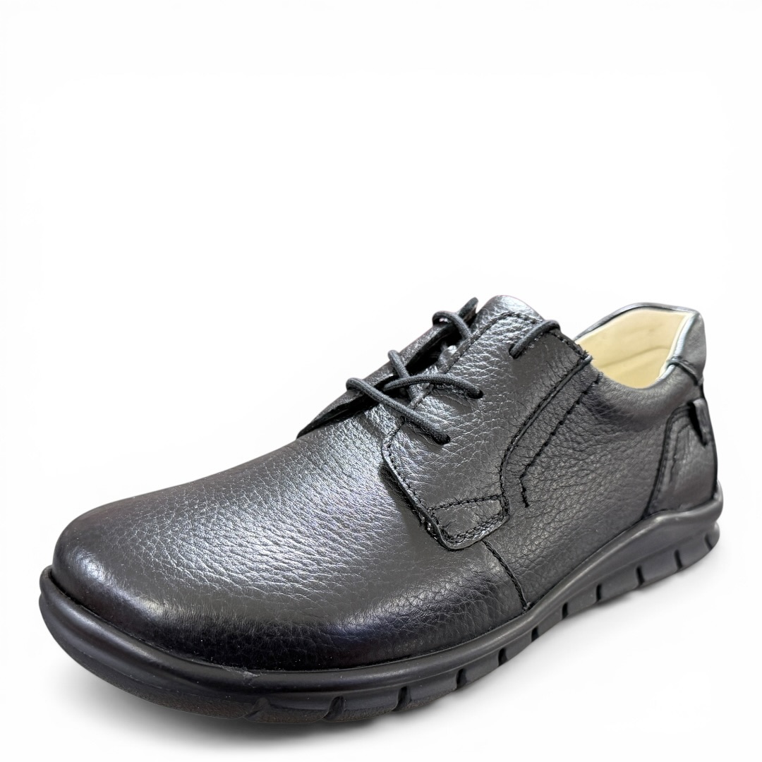 WALDLAUFER HEKTOR 366006 PÓŁBUT CZARNY ZE SKÓRY JELENIA • Rozm. M.: 46