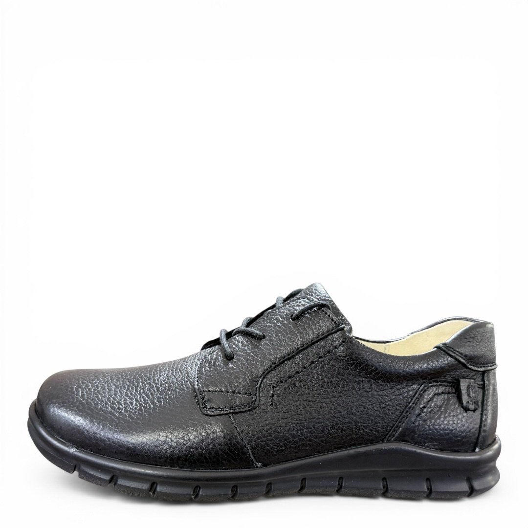 WALDLAUFER HEKTOR 366006 PÓŁBUT CZARNY ZE SKÓRY JELENIA • Rozm. M.: 42,5