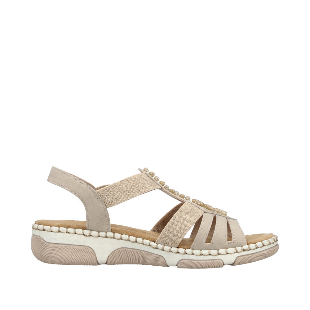 RIEKER 66201-62 SANDAŁKI IMBIROWE • Rozm. D.: 40