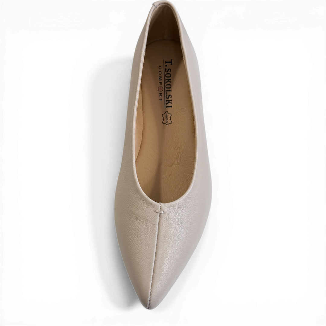 SOKOLSKI AN W26-307 BALERINY BEŻOWE • Rozm. D.: 37