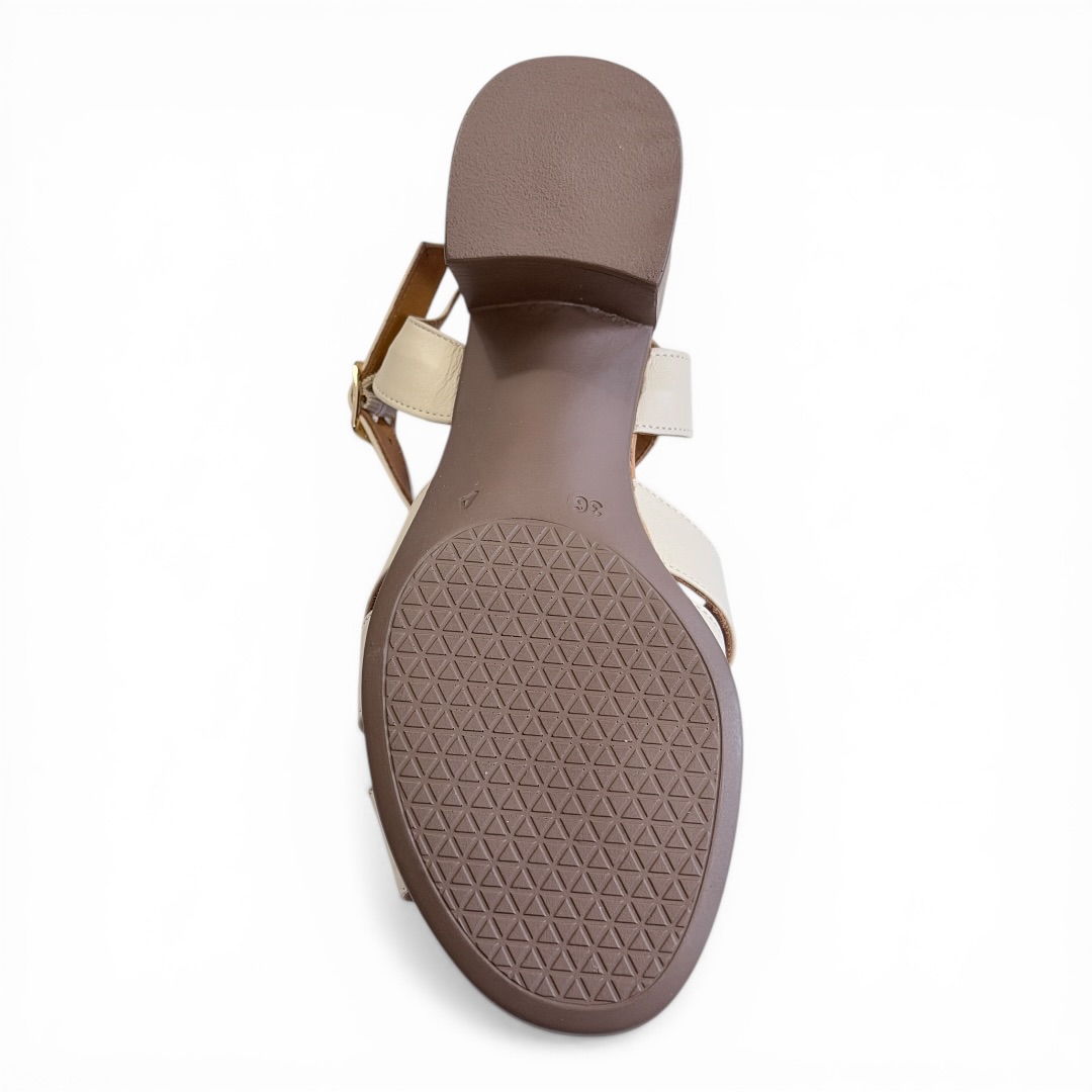 SOKOLSKI MIR L26-701 SANDAŁKI BEŻOWE • Rozm. D.: 41