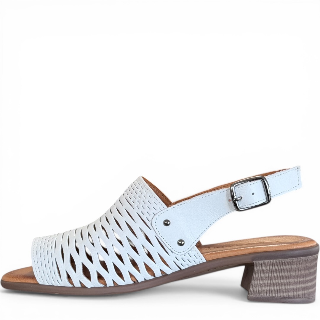 SOKOLSKI MIR L26-709 SANDAŁKI BIAŁE • Rozm. D.: 38