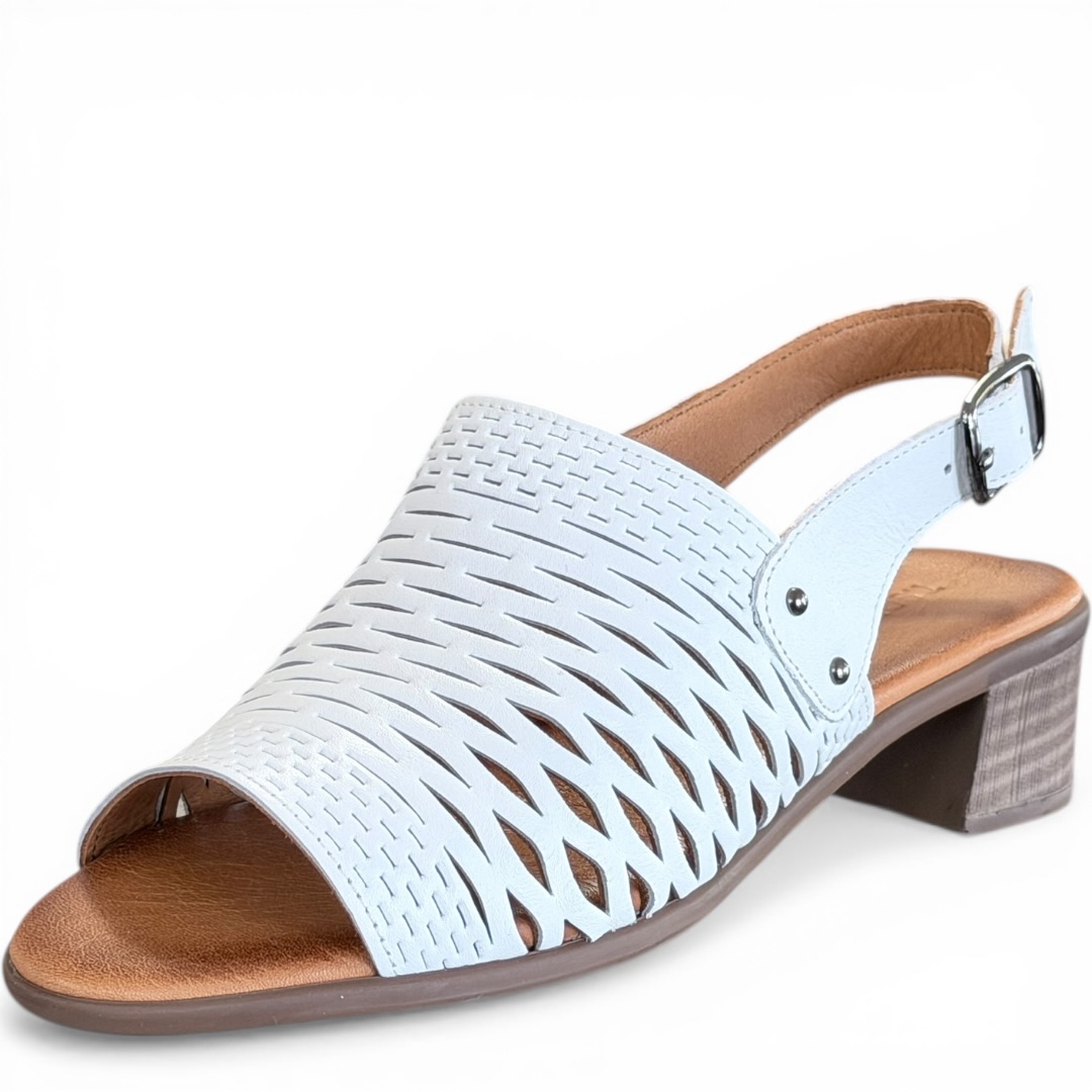 SOKOLSKI MIR L26-709 SANDAŁKI BIAŁE • Rozm. D.: 40