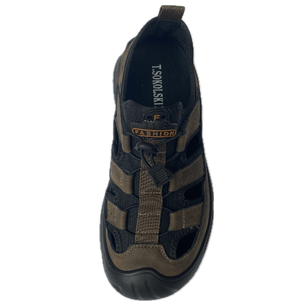 SOKOLSKI SANDAŁY CH L26-382 BRĄZOWE • Rozm. M.: 43