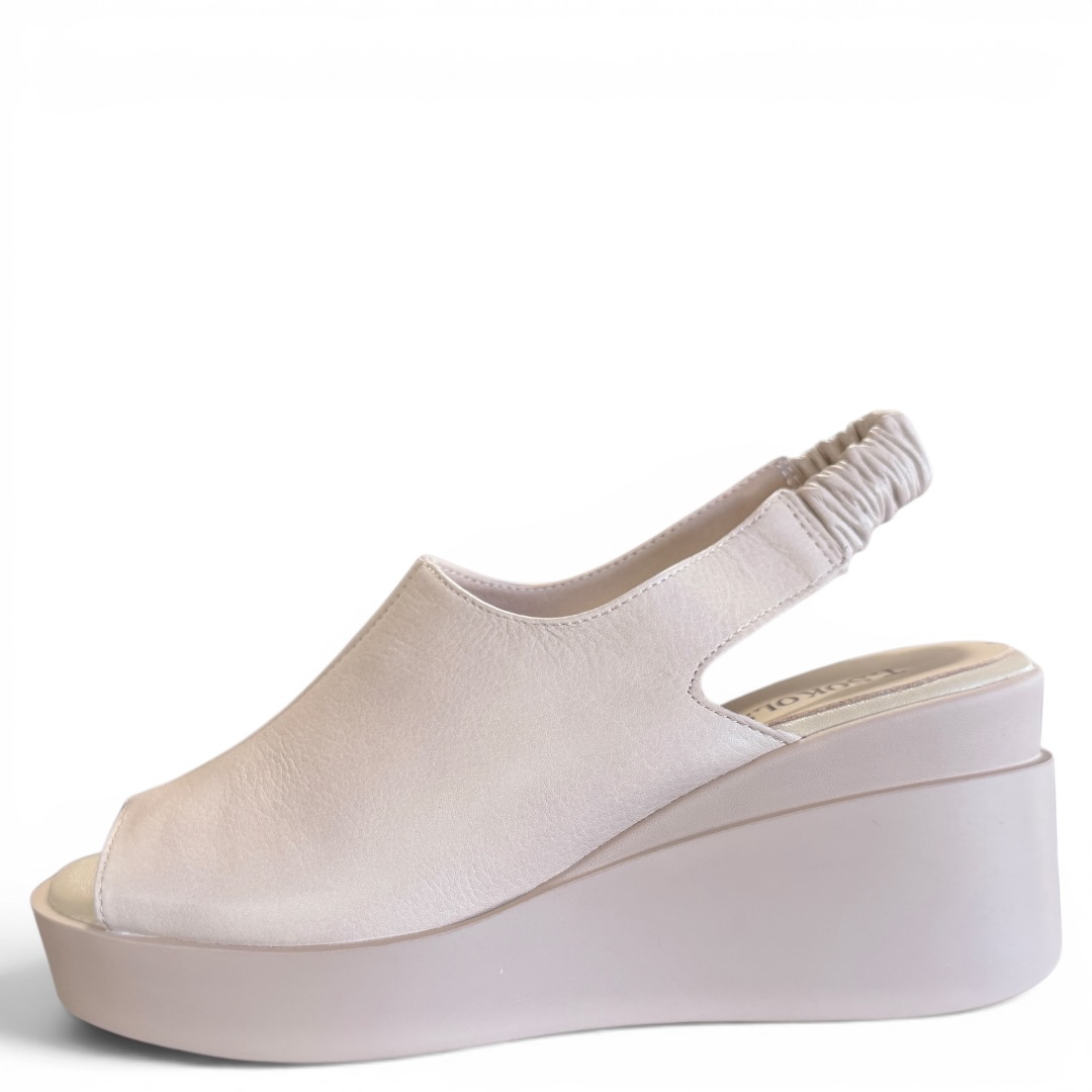 SOKOLSKI AN W26-407 SANDAŁY NA KOTURNIE BEŻOWE • Rozm. D.: 37