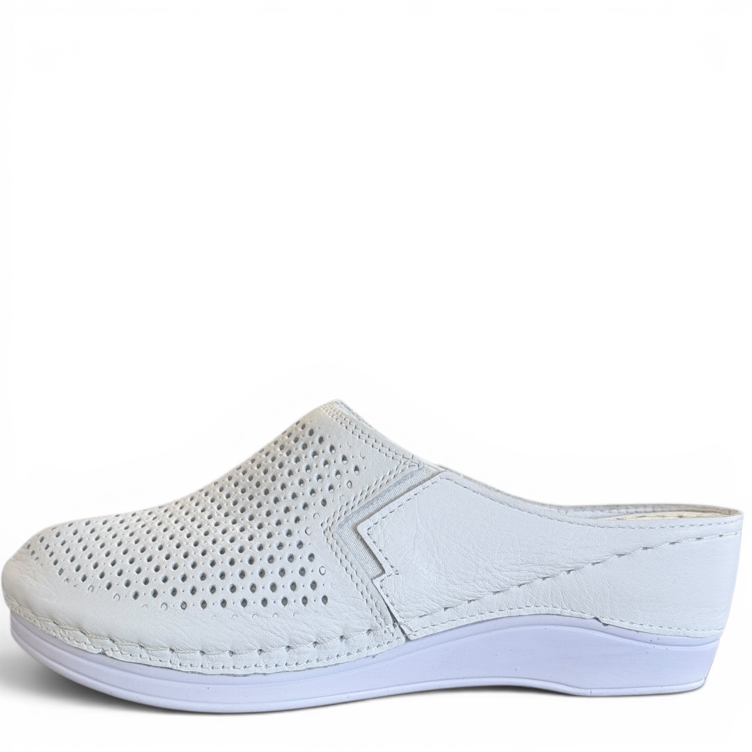 SOKOLSKI AMI L26-164  KLAPEK KRYTY BIAŁY • Rozm. D.: 40