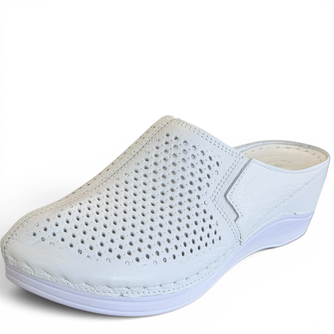 SOKOLSKI AMI L26-164  KLAPEK KRYTY BIAŁY • Rozm. D.: 40