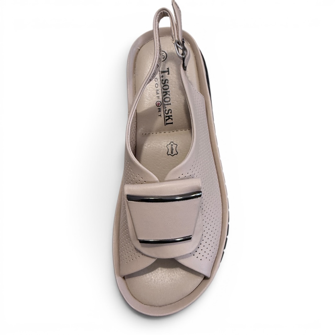 SOKOLSKI HH L26-475 SANDAŁ BEŻOWY • Rozm. D.: 39