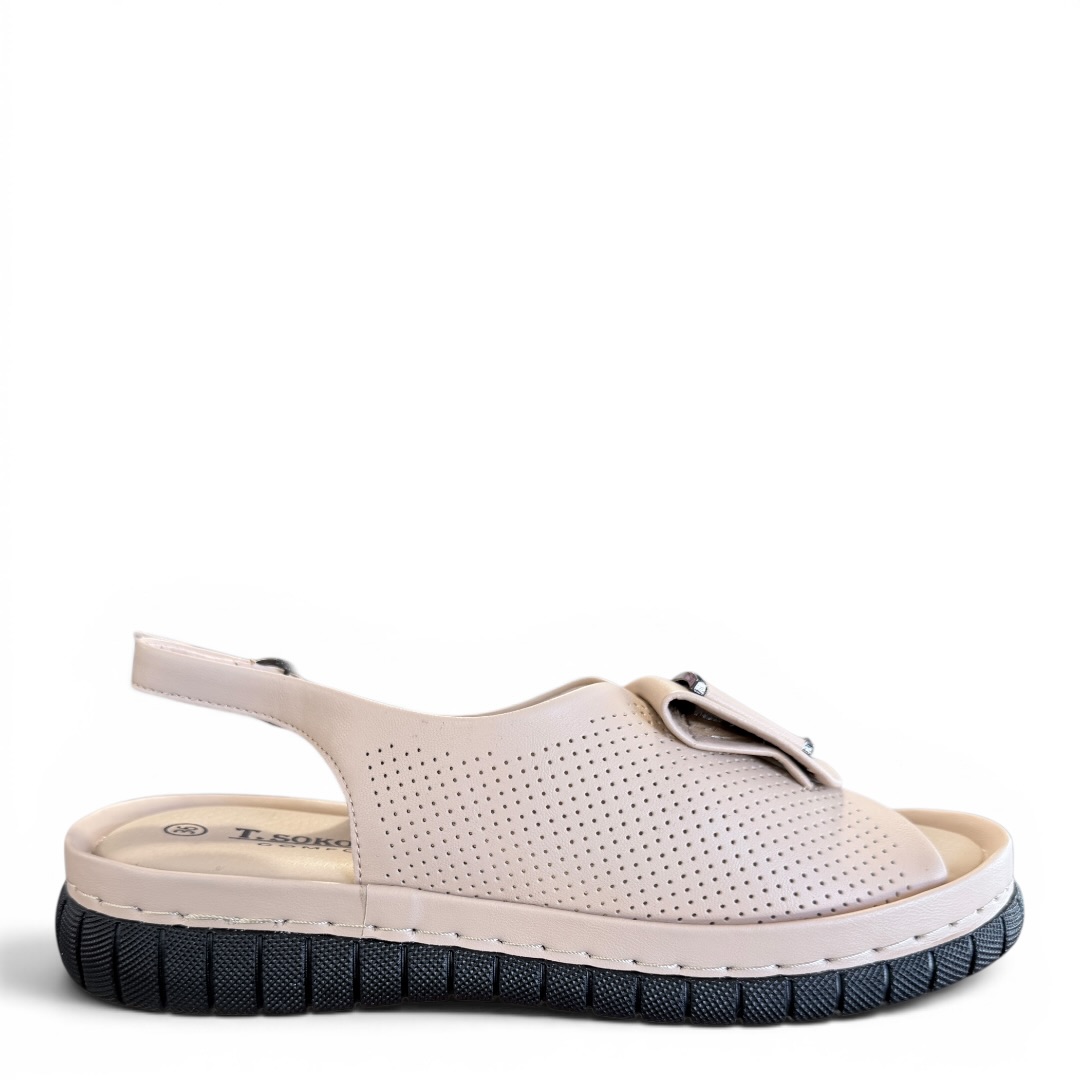 SOKOLSKI HH L26-475 SANDAŁ BEŻOWY • Rozm. D.: 40