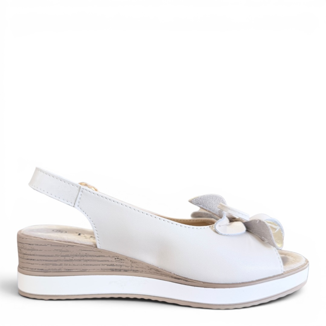 SOKOLSKI KEN L26-679 SANDAŁ NA KOTURNIE BEŻOWY • Rozm. D.: 39