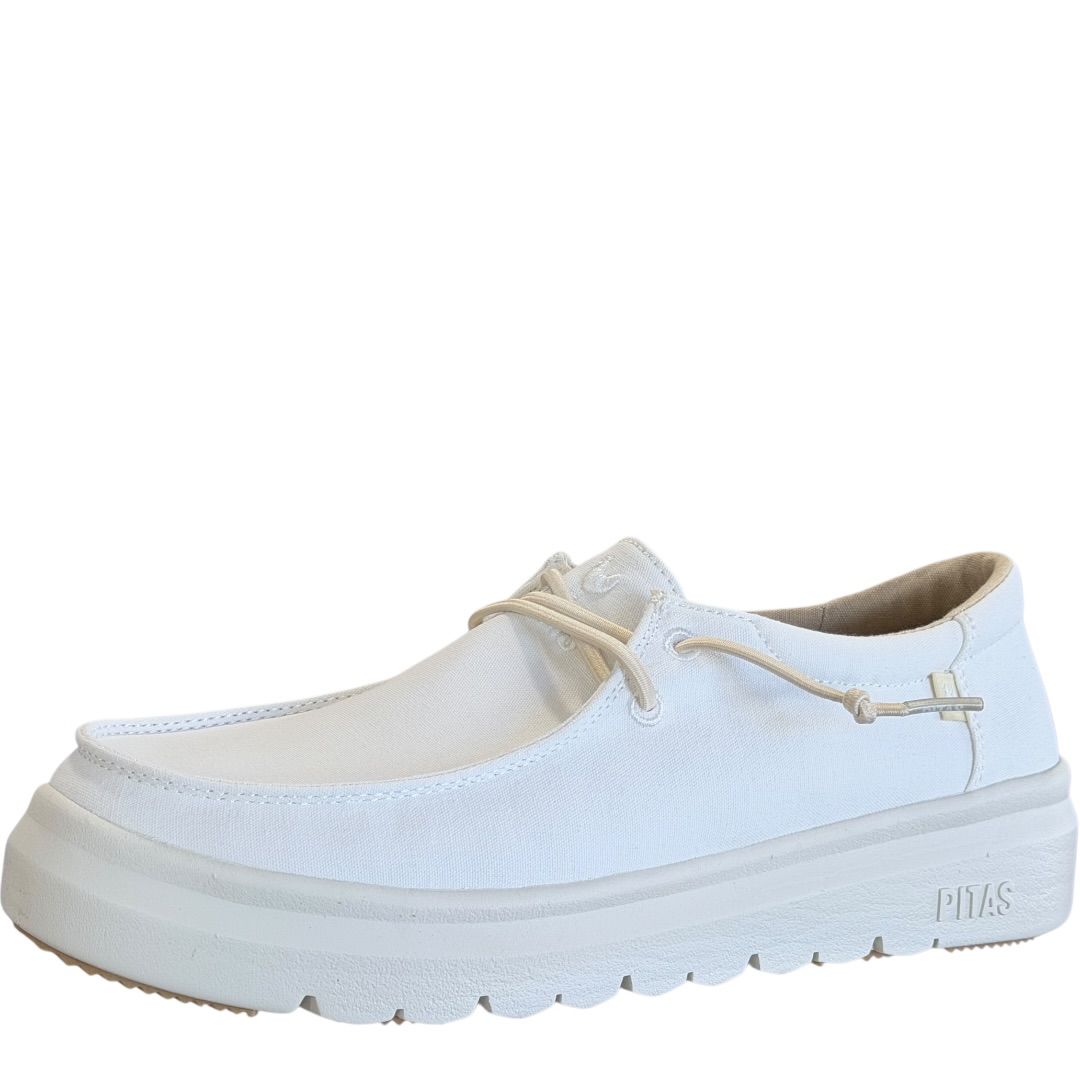 PITAS CANNES półbut tekstylny BIAŁY • Rozm. D.: 38