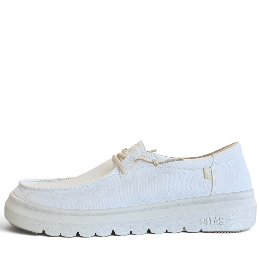 PITAS CANNES półbut tekstylny BIAŁY • Rozm. D.: 40