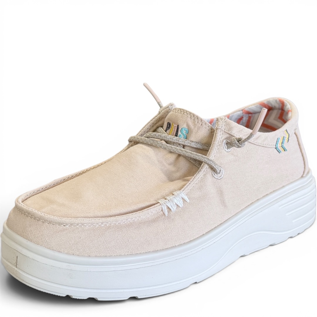 PITAS NATAL PÓŁBUT TEKSTYLNY BEŻ • Rozm. D.: 37