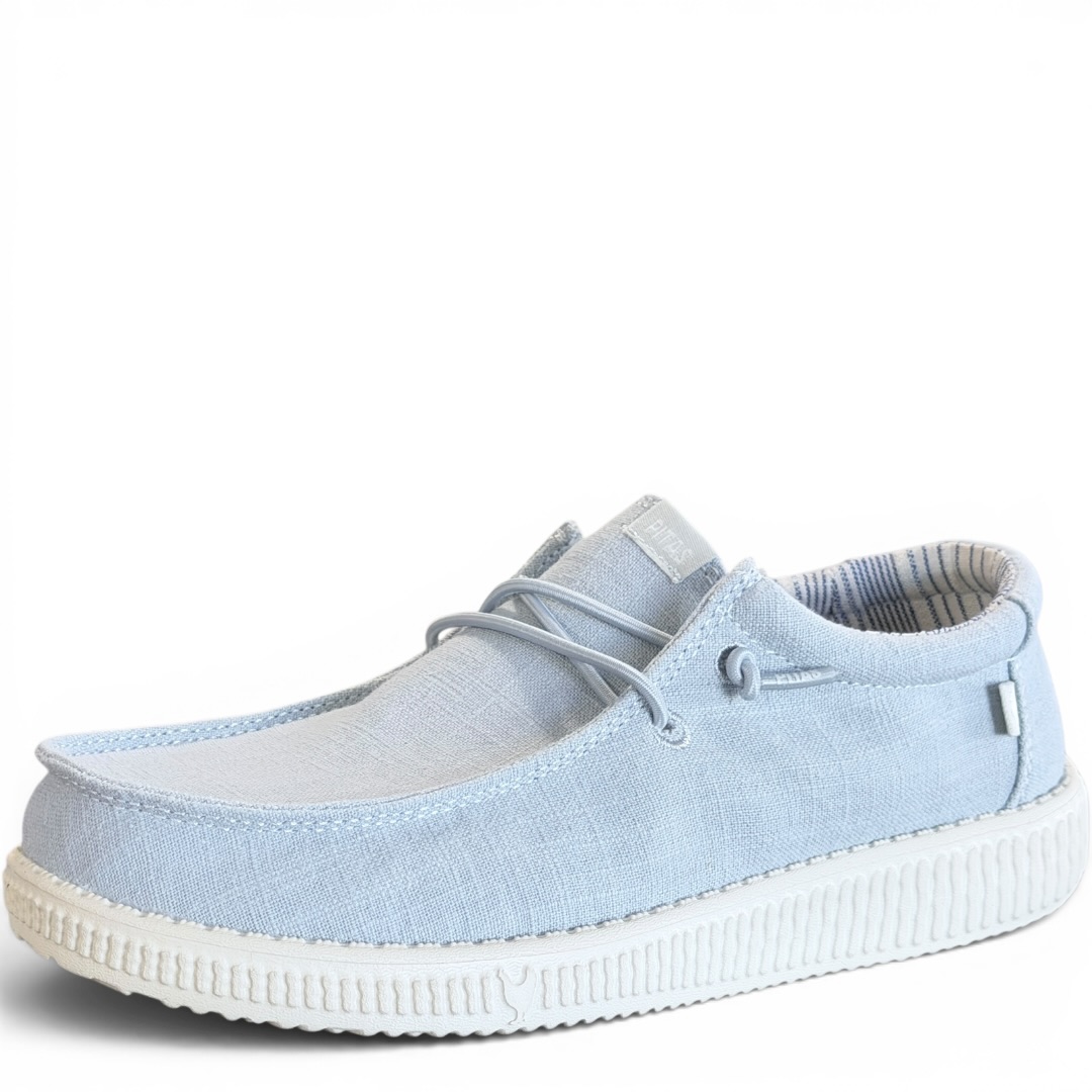 PITAS Wp150 PÓŁBUTY LNIANE NIEBIESKIE • Rozm. D.: 36