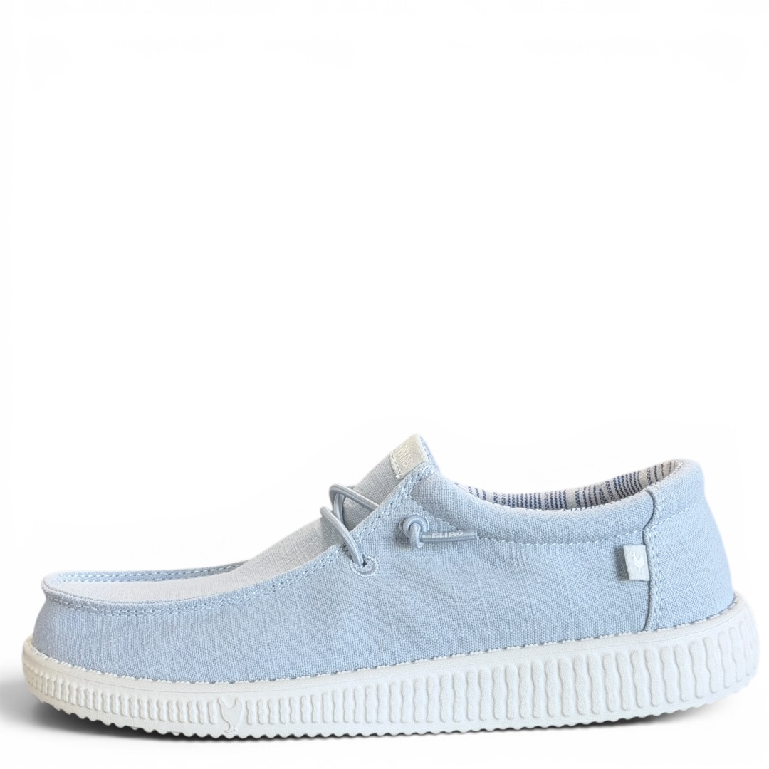 PITAS Wp150 PÓŁBUTY LNIANE NIEBIESKIE • Rozm. D.: 38