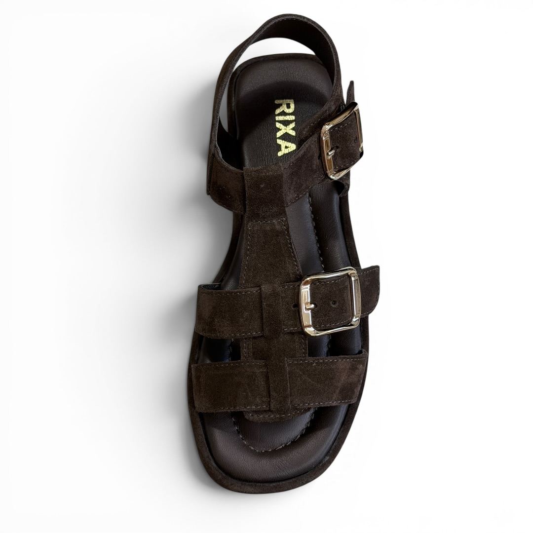 RIXA 58C2419 SANDAŁ CZEKOLADA • Rozm. D.: 37