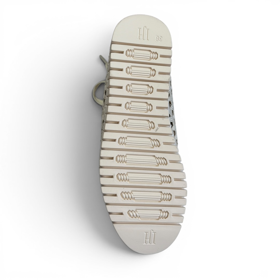 ILSE JACOBSEN TULIP EMROIDERY SNEAKERSY BEŻOWE • Rozm. D.: 37