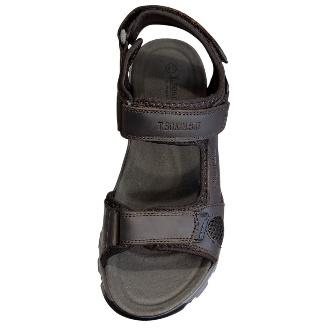 SOKOLSKI KEN L26-664 SANDAŁ MĘSKI BRĄZOWY • Rozm. M.: 41