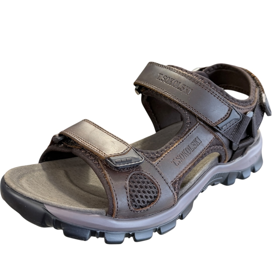 SOKOLSKI KEN L26-664 SANDAŁ MĘSKI BRĄZOWY • Rozm. M.: 43
