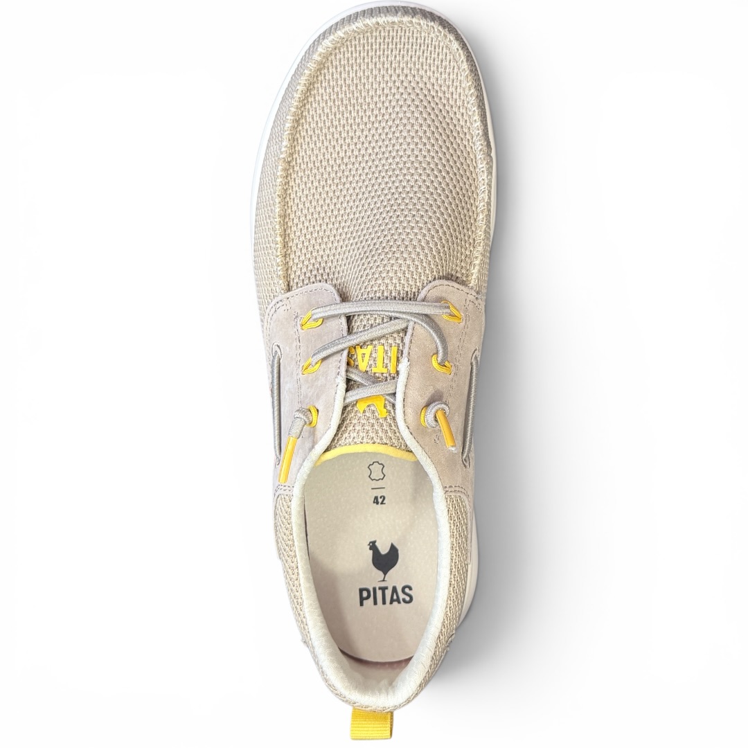 PITAS BAY półbut męski tekstylny BEŻOWY • Rozm. M.: 46