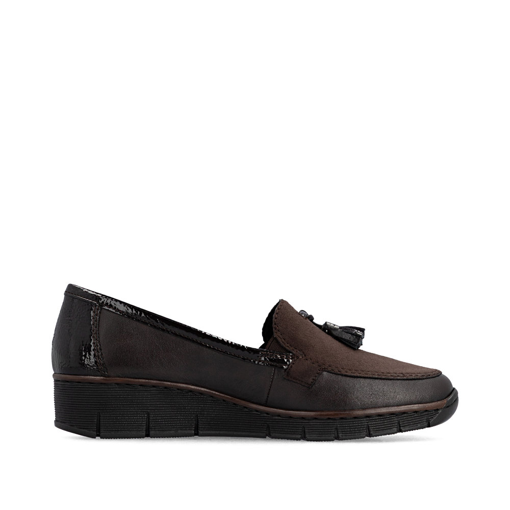RIEKER 53771-25 MOKKA MOKASYN NA KOTURNIE • Rozm. D.: 34
