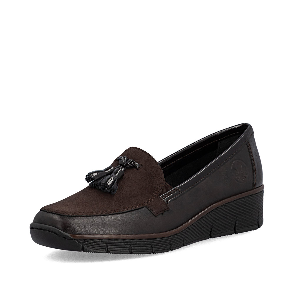 RIEKER 53771-25 MOKKA MOKASYN NA KOTURNIE • Rozm. D.: 34