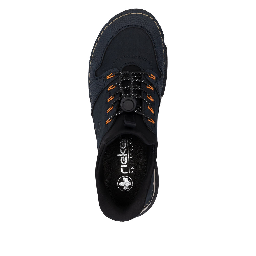 RIEKER 45963-14 GRANATOWE PÓŁBUTY • Rozm. D.: 41