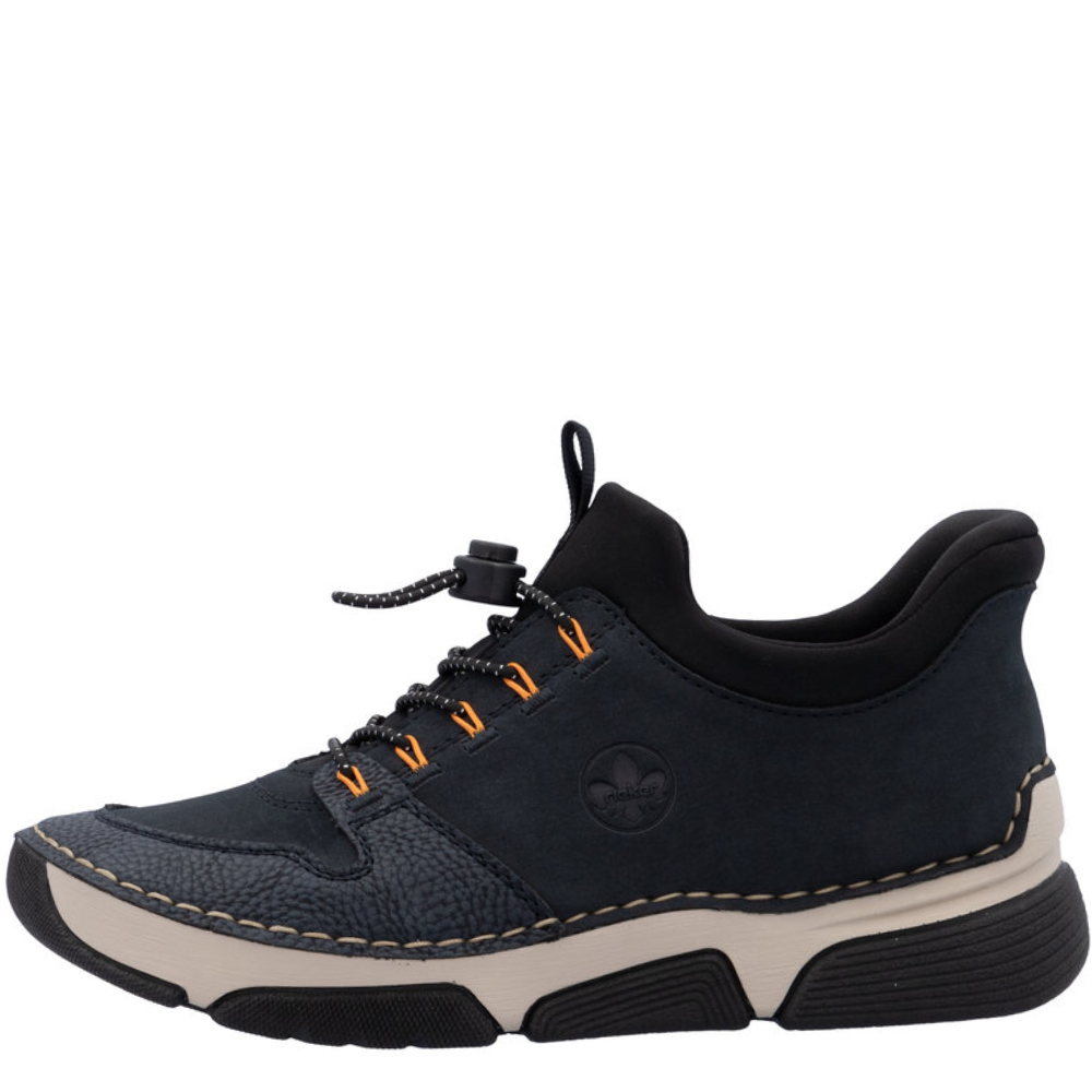 RIEKER 45963-14 GRANATOWE PÓŁBUTY • Rozm. D.: 41