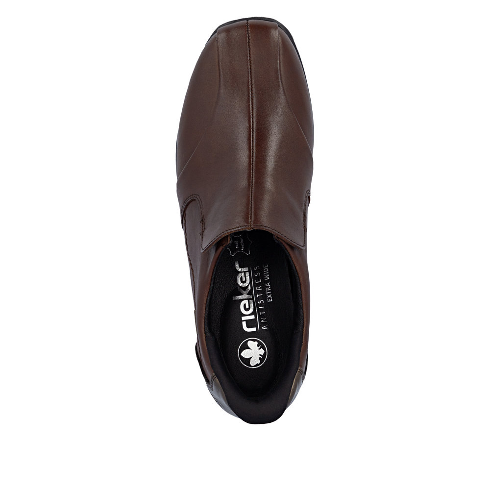 RIEKER 47259-27 BRĄZOWE PÓŁBUTY  • Rozm. D.: 38