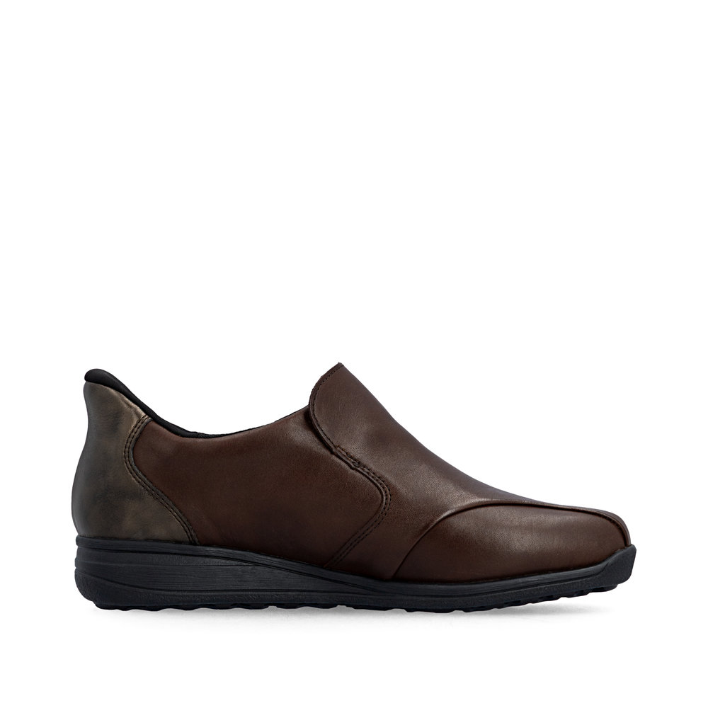 RIEKER 47259-27 BRĄZOWE PÓŁBUTY  • Rozm. D.: 40