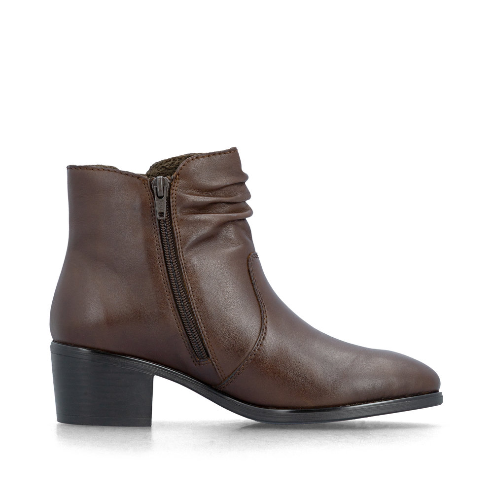 RIEKER 73953-27 ORZECHOWY BOTEK • Rozm. D.: 37