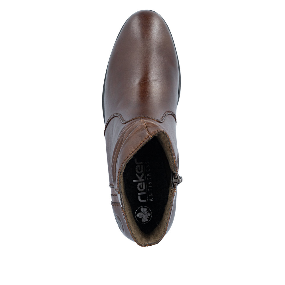 RIEKER 73953-27 ORZECHOWY BOTEK • Rozm. D.: 41