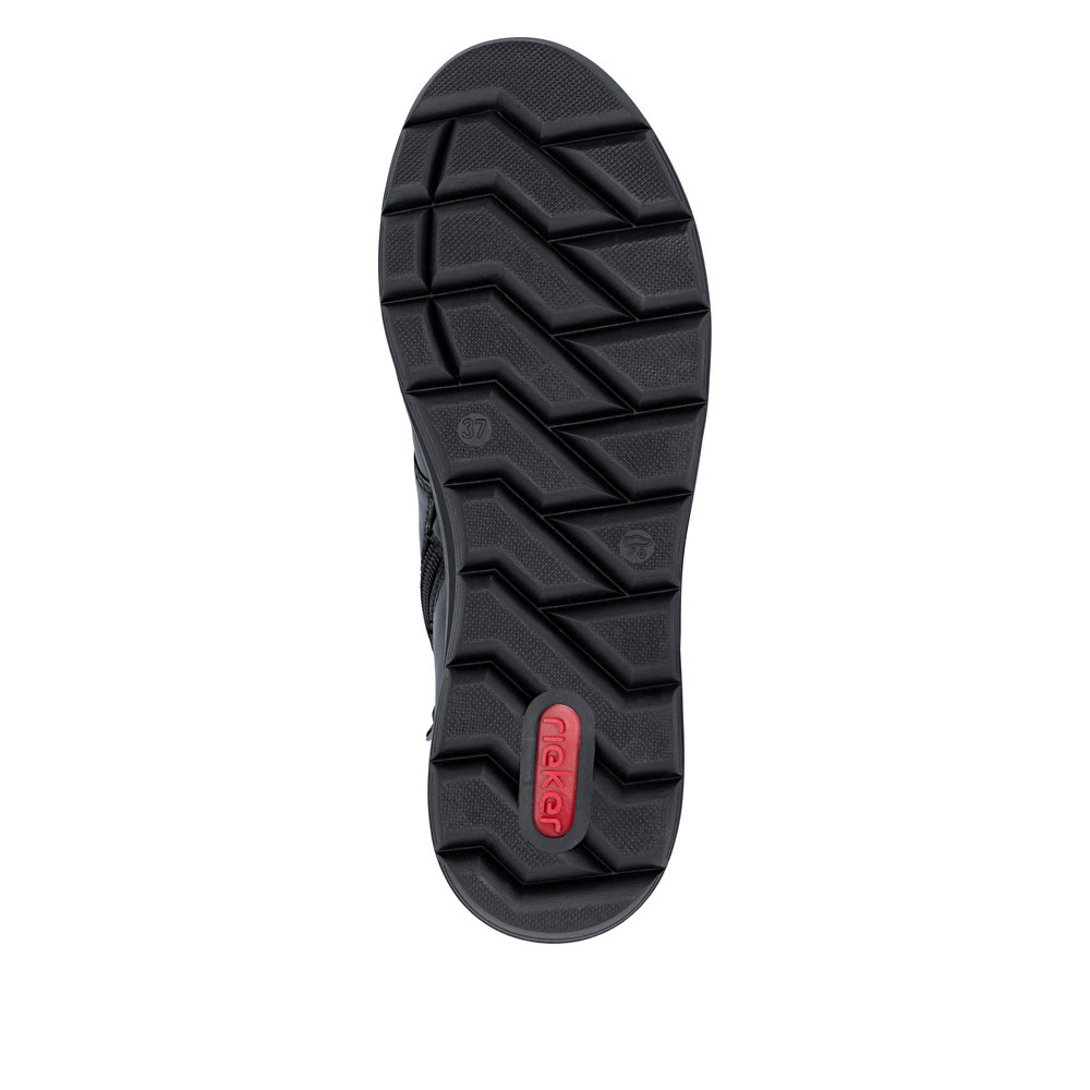 RIEKER 71150-00 CZARNE PÓŁBUTY • Rozm. D.: 39