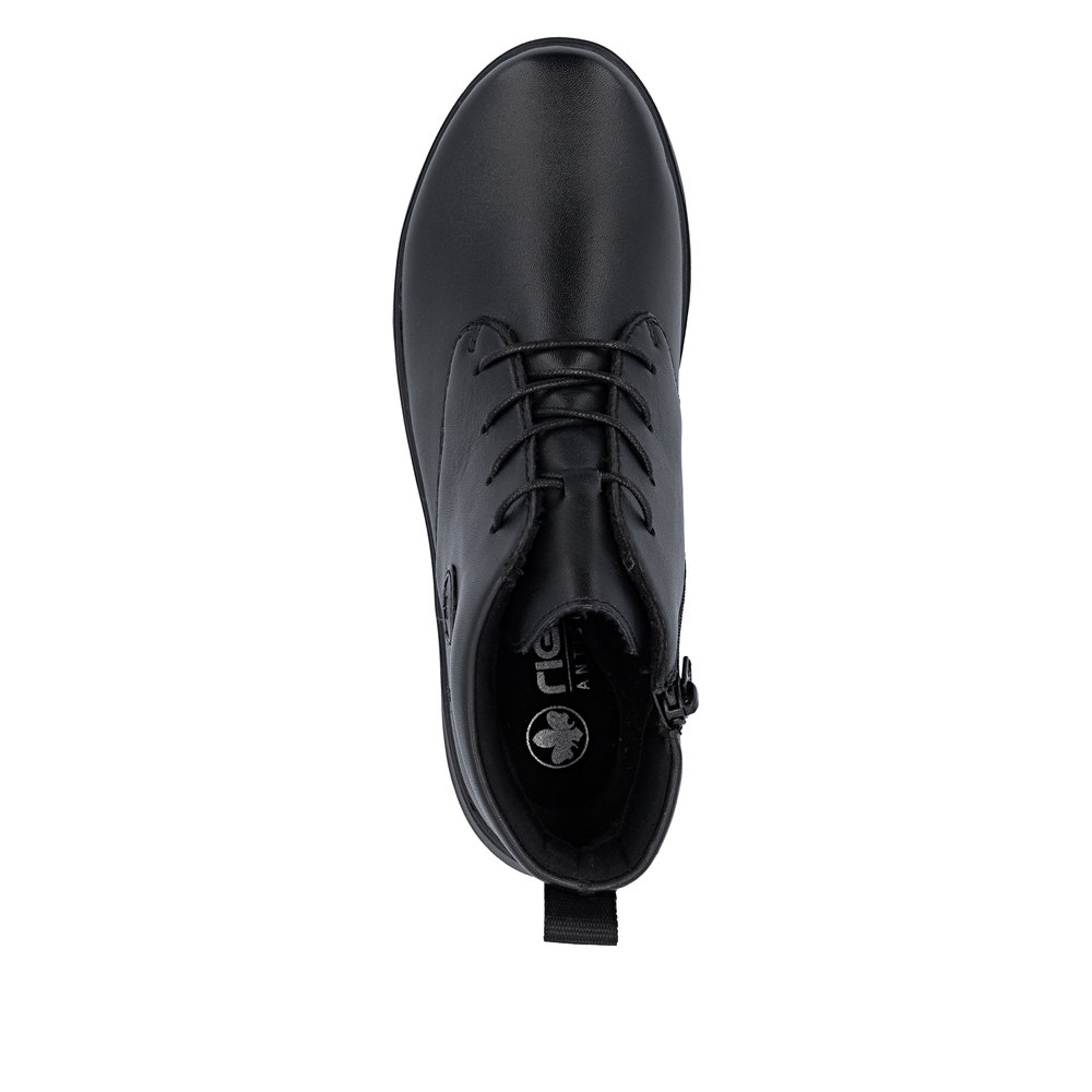 RIEKER 71150-00 CZARNE PÓŁBUTY • Rozm. D.: 40