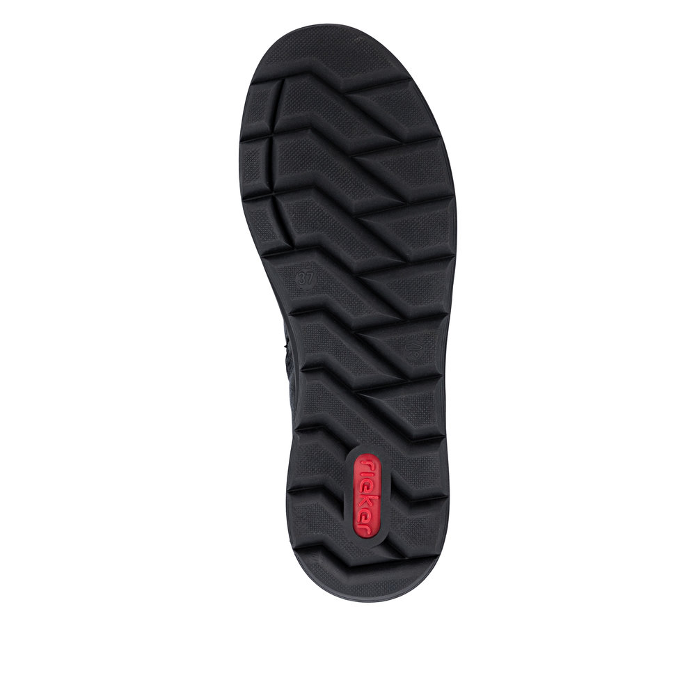 RIEKER Z0066-60 CZARNY BOTEK • Rozm. D.: 37