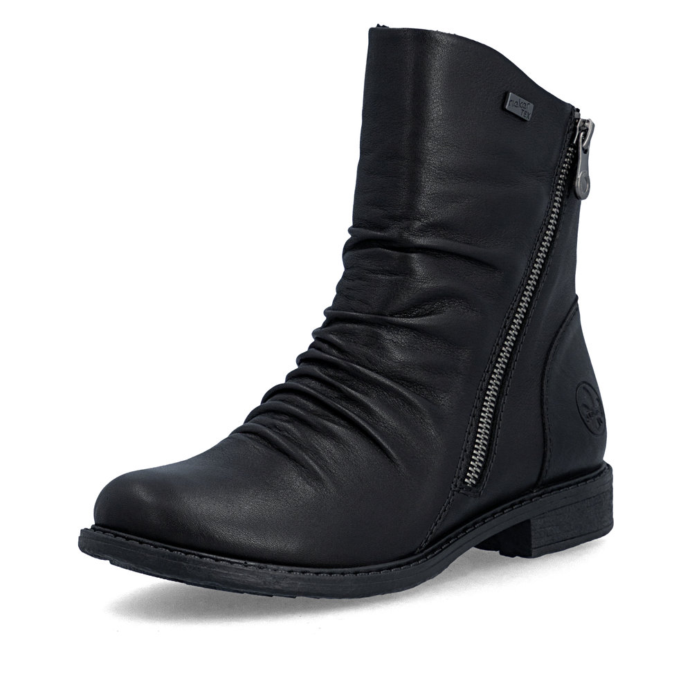 RIEKER 74853-00 CZARNY BOTEK • Rozm. D.: 38