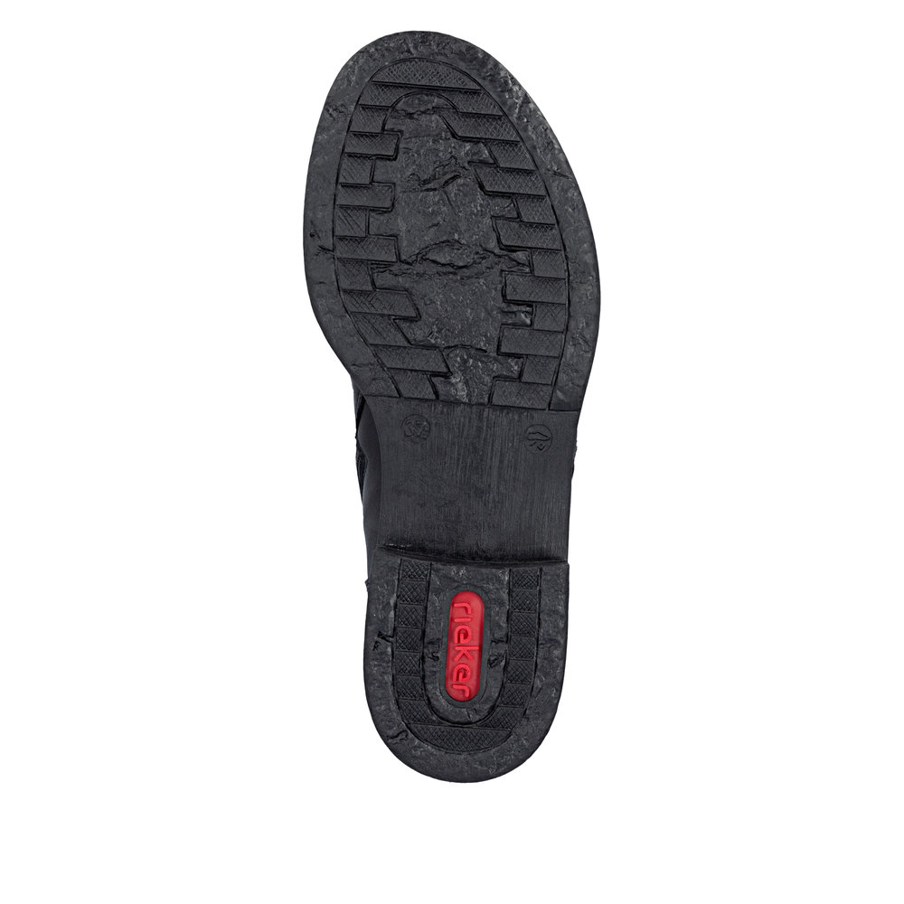 RIEKER 74853-00 CZARNY BOTEK • Rozm. D.: 40