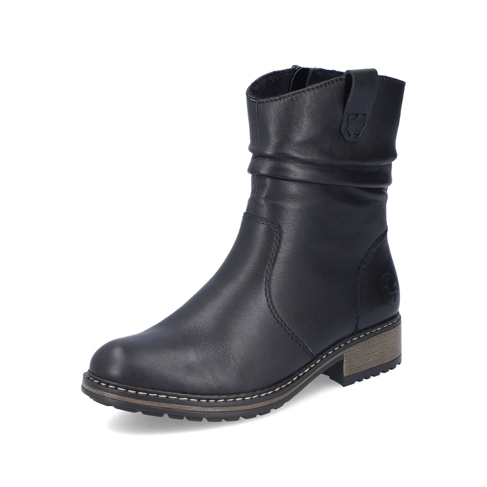 RIEKER z6883-00 CZARNY BOTEK • Rozm. D.: 36